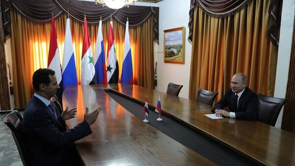 敘總統就俄軍在反恐中發揮的作用向普京致謝 - 俄羅斯衛星通訊社