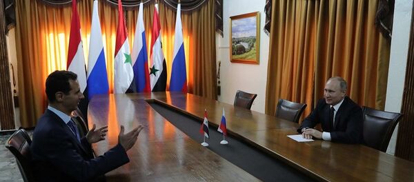 叙总统就俄军在反恐中发挥的作用向普京致谢 叙总统就俄军在反恐中发挥的作用向普京致谢 - 俄罗斯卫星通讯社