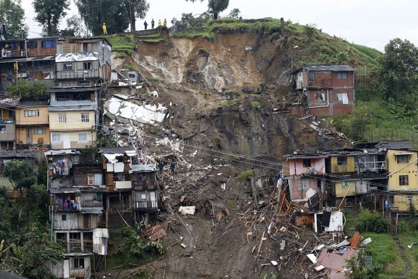 哥倫比亞馬尼薩萊斯市泥石流 - 俄羅斯衛星通訊社