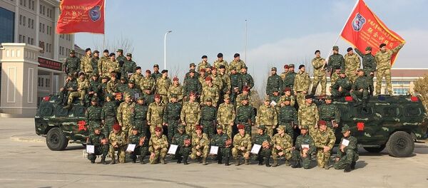 俄中“合作-2017”聯合反恐演訓圓 - 俄羅斯衛星通訊社