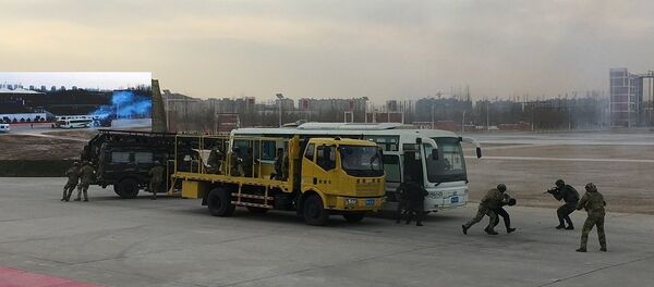 俄中“合作-2017”联合反恐演训 俄中“合作-2017”联合反恐演训 - 俄罗斯卫星通讯社