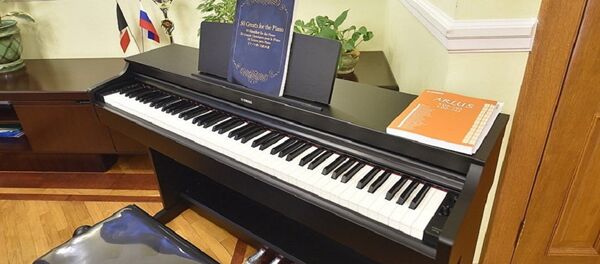 普京送給俄烏德穆爾特女中學生一架電子鋼琴 - 俄羅斯衛星通訊社