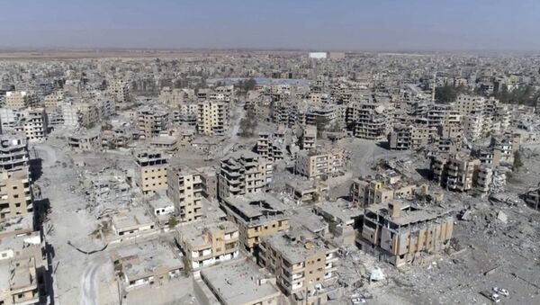 Разрушенные дома сирийского города Ракка - 俄罗斯卫星通讯社