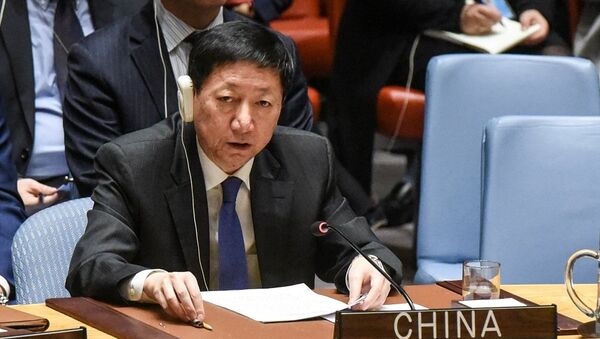 中國常駐聯合國副代表吳海濤 - 俄羅斯衛星通訊社