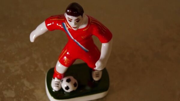 2018年足球世界杯球员瓷像(视频) - 俄罗斯卫星通讯社