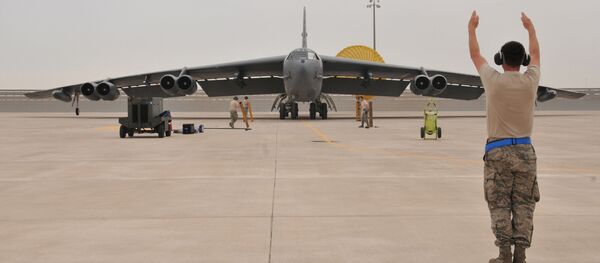 Стратегический бомбардировщик B-52 американских ВВС - 俄羅斯衛星通訊社