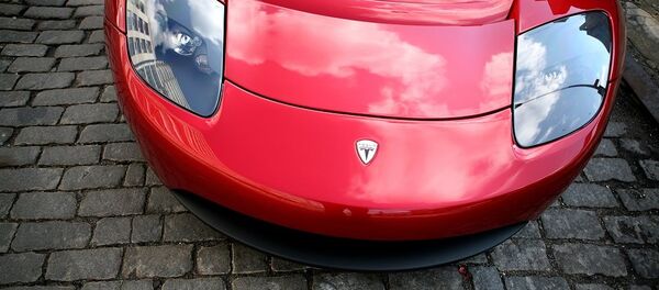 紅色敞篷跑車roadster - 俄羅斯衛星通訊社