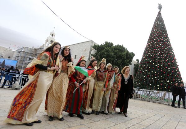 巴勒斯坦伯利恒庆祝圣诞节 - 俄罗斯卫星通讯社