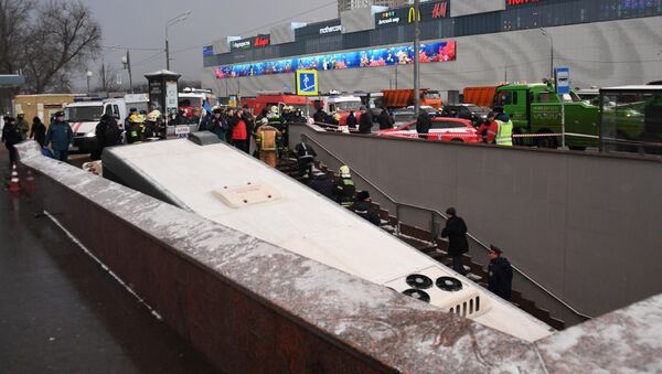 消息人士：莫斯科西部地铁站交通事故原因有二点 - 俄罗斯卫星通讯社