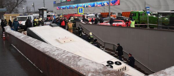 消息人士:莫斯科西部地铁站交通事故原因有二点 消息人士:莫斯科西部地铁站交通事故原因有二点 - 俄罗斯卫星通讯社