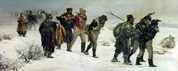 伊拉里翁•普里亞尼什尼科夫1874年的作畫《1812年》 - 俄羅斯衛星通訊社