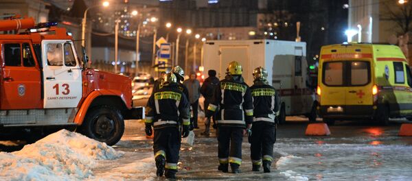 Взрыв в магазине Перекресток в Санкт-Петербурге - 俄羅斯衛星通訊社