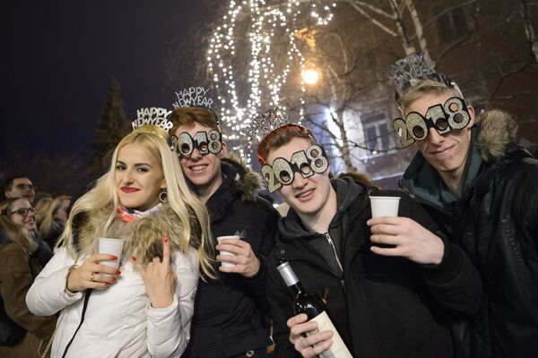 斯洛文尼亞人在新年慶祝活動中。 - 俄羅斯衛星通訊社