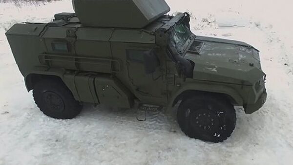 俄國防部展示空降軍新式裝甲車 - 俄羅斯衛星通訊社