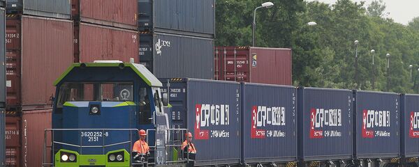 中欧铁路集装箱运量将继续增长 中欧铁路集装箱运量将继续增长 - 俄罗斯卫星通讯社