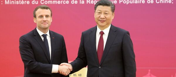 中国主席与法国总统 - 俄罗斯卫星通讯社