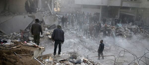 武装分子炮击大马士革市中心和郊区导致五人受伤 - 俄罗斯卫星通讯社