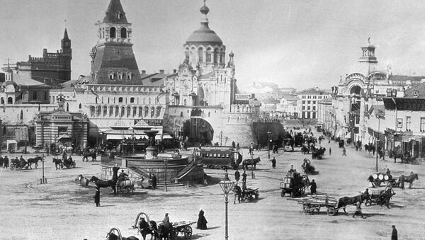 莫斯科卢比扬卡广场，1899年。 - 俄罗斯卫星通讯社