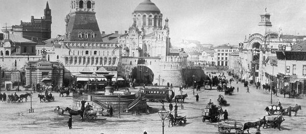 莫斯科卢比扬卡广场，1899年。 - 俄罗斯卫星通讯社