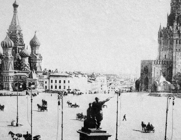 莫斯科红场，1896年。 - 俄罗斯卫星通讯社