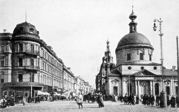 莫斯科特维尔大街，1914年。 - 俄罗斯卫星通讯社