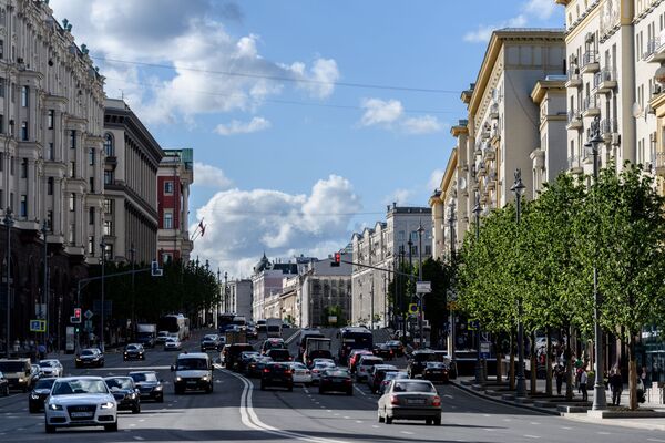 莫斯科特维尔大街，2017年。 - 俄罗斯卫星通讯社