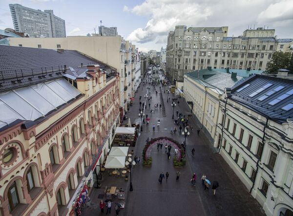 莫斯科阿尔巴特大街，2016年。 - 俄罗斯卫星通讯社