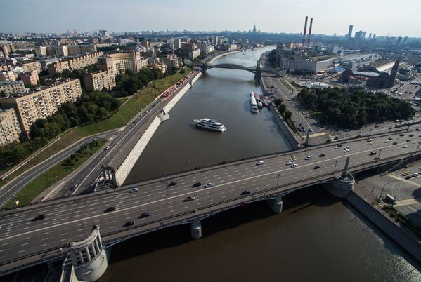 莫斯科博羅金諾大橋，2016年。 - 俄羅斯衛星通訊社