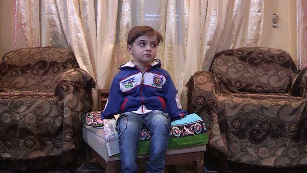 敘利亞兒童正在克服軍事傷害給他們造成的人生苦難 - 俄羅斯衛星通訊社
