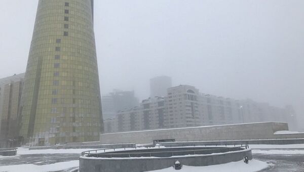 哈薩克斯坦首都遭遇暴風雪 - 俄羅斯衛星通訊社