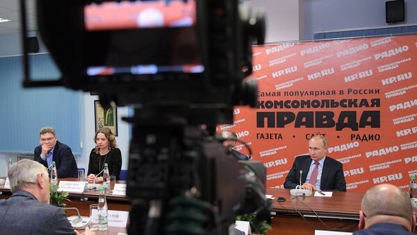 普京表示，兄弟的俄乌关系目前是不正常的，相信将来会正常化 - 俄罗斯卫星通讯社