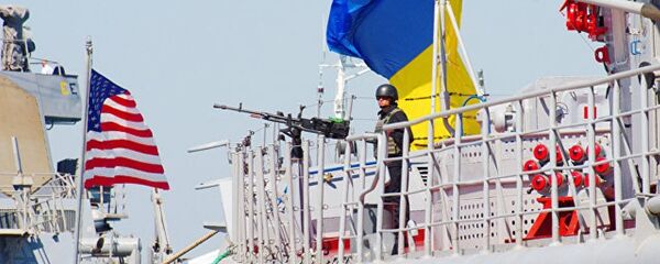 烏克蘭軍方和美國軍艦在黑海進行聯合訓練 - 俄羅斯衛星通訊社