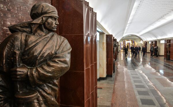 莫斯科地鐵的美麗和奢華 - 俄羅斯衛星通訊社
