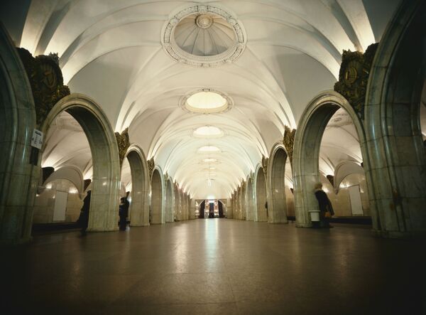 莫斯科地铁的美丽和奢华 - 俄罗斯卫星通讯社