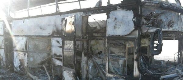 哈薩克斯坦一輛客車起火，導致52人遇難 - 俄羅斯衛星通訊社