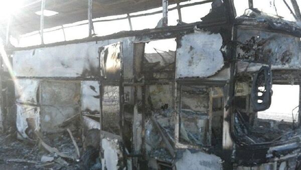 哈萨克斯坦一辆客车起火，导致52人遇难 - 俄罗斯卫星通讯社