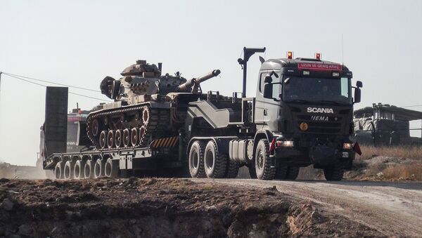土耳其炮擊幼發拉底河以東敘利亞庫爾德人陣地 - 俄羅斯衛星通訊社