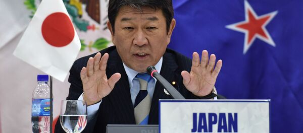 日本經濟再生大臣茂木敏充 - 俄羅斯衛星通訊社