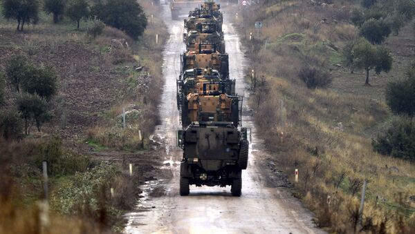 土耳其繼續向敘利亞邊境推進其軍事裝備 - 俄羅斯衛星通訊社
