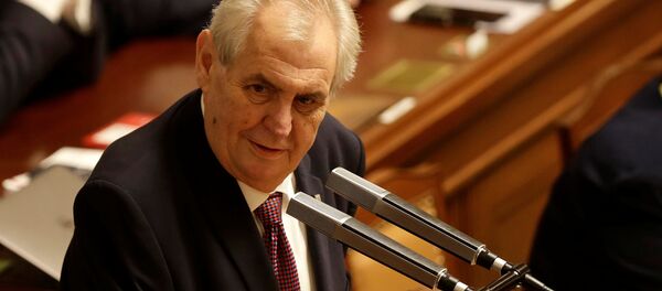 捷克总统泽曼 - 俄罗斯卫星通讯社