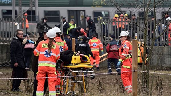 意大利北部火车脱轨致2死10重伤 - 俄罗斯卫星通讯社