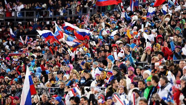 国际奥委会允许俄罗斯观众在国际奥林匹克委员会被禁的情况下举旗游行 - 俄罗斯卫星通讯社