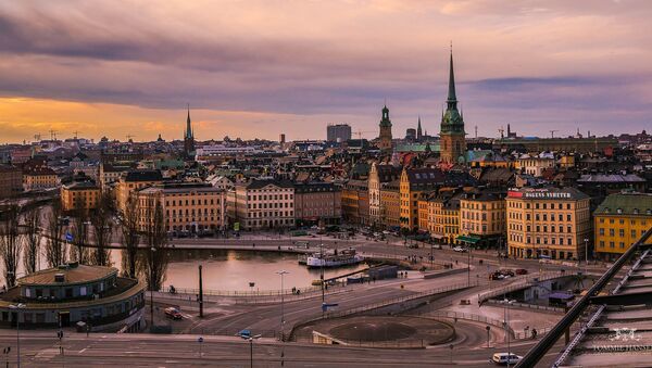 Вид на центральную часть города Стокгольм, Швеция - 俄罗斯卫星通讯社