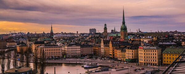 Вид на центральную часть города Стокгольм, Швеция - 俄罗斯卫星通讯社