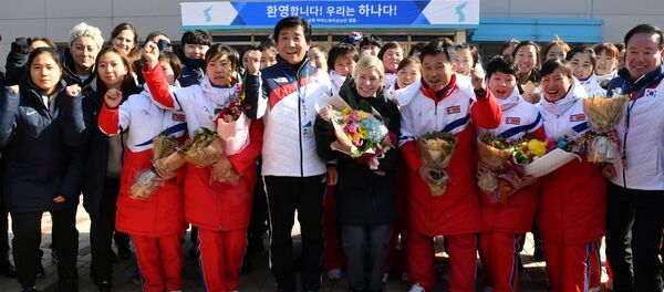 спортсмены северной Кореи спортсмены северной Кореи - 俄羅斯衛星通訊社