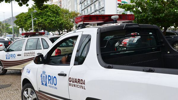 Автомобиль полиции в Бразилии. - 俄罗斯卫星通讯社