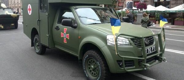 烏軍救護車太次受到批評 烏軍救護車太次受到批評 - 俄羅斯衛星通訊社