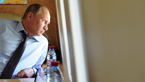普京称他不使用智能手机 - 俄罗斯卫星通讯社