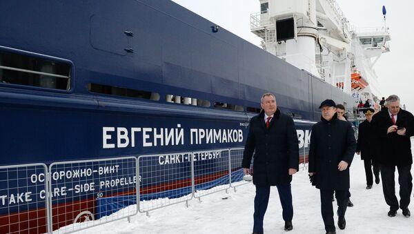 在赫尔辛基建造的破冰船以叶夫根尼·普里马科夫的名字命名 - 俄罗斯卫星通讯社