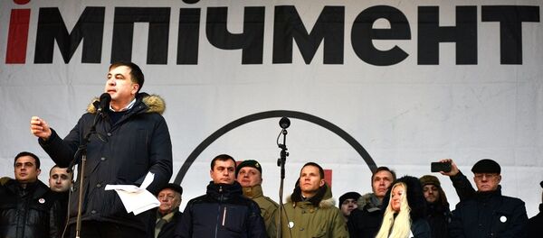 萨卡什维利拥护者要求波罗申科前往独立广场当众宣布下台 萨卡什维利拥护者要求波罗申科前往独立广场当众宣布下台 - 俄罗斯卫星通讯社